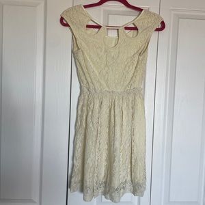 Ivory lace dress